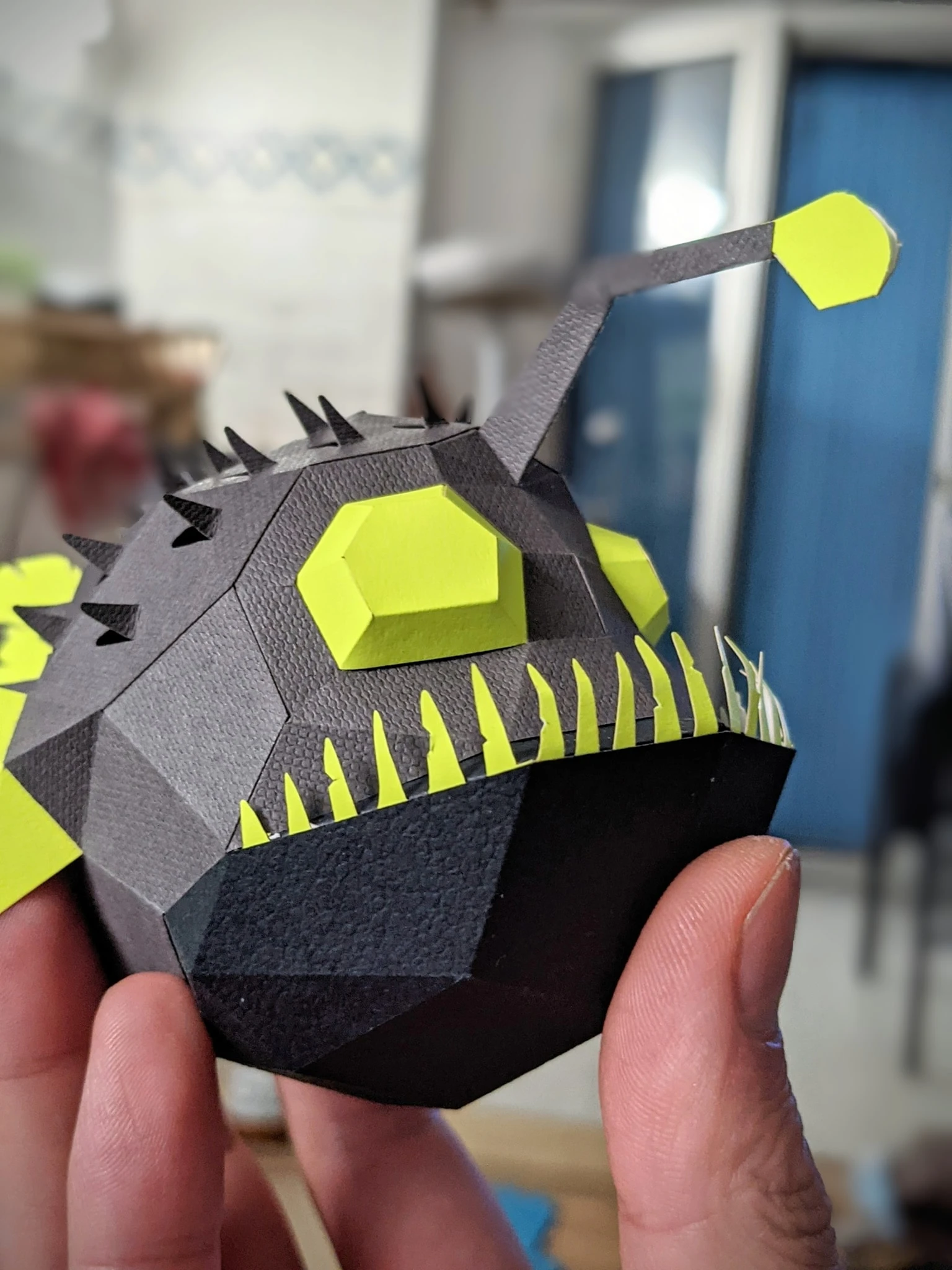 Globulu Papercraft, Lowpoly Papercraft, Fovea - Papercraft - Nonitt