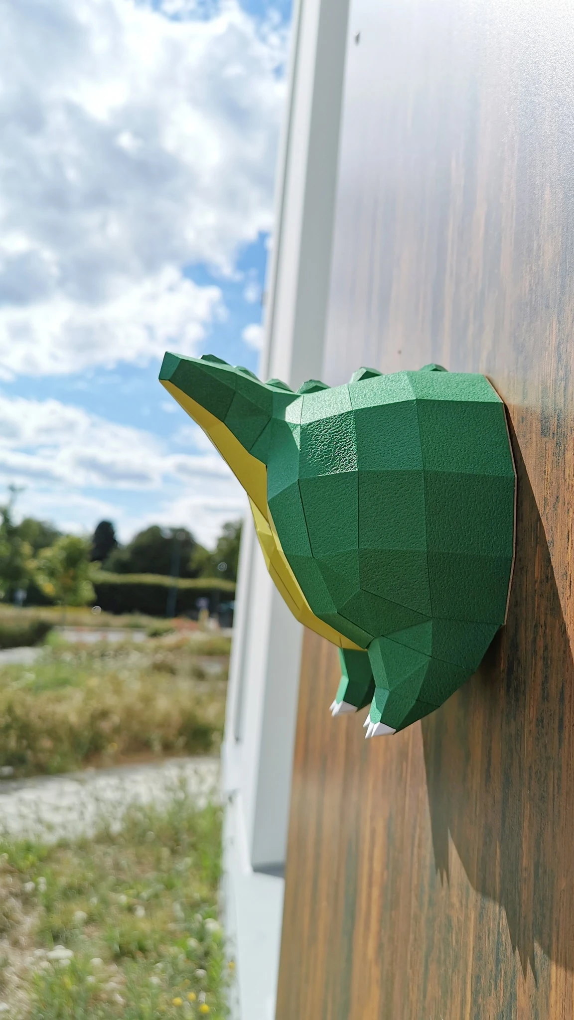 Cucul Croco (Crocodile Bottom) Papercraft, Lowpoly Papercraft, Fovea - Papercraft - Nonitt