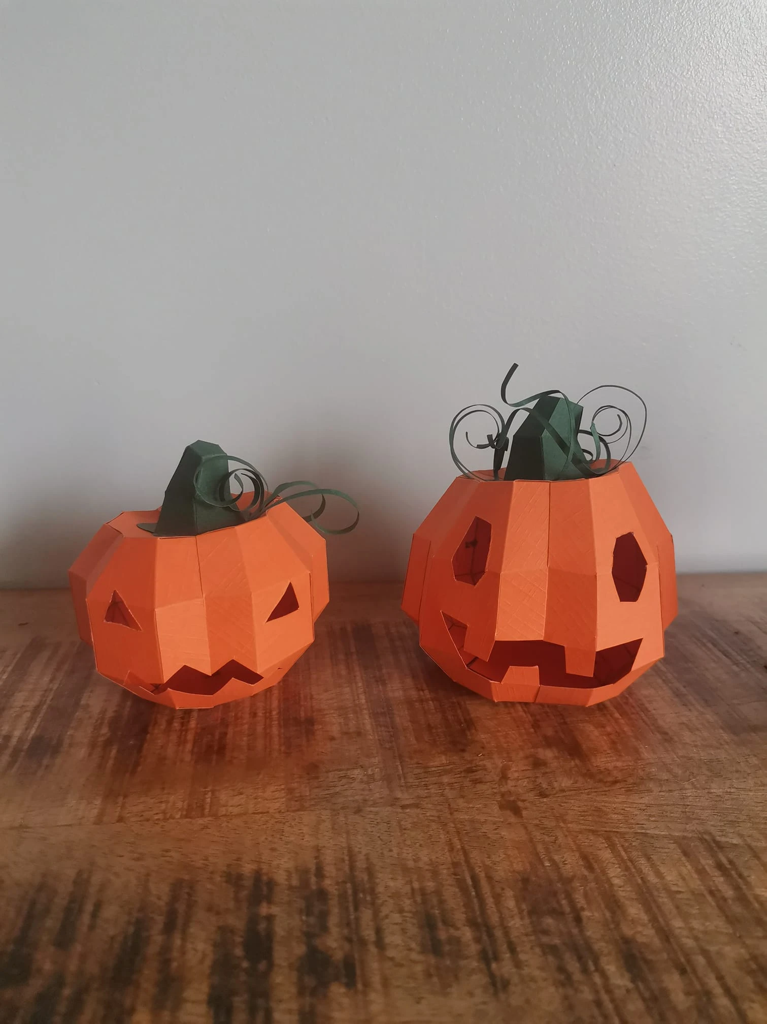 Funky Mini Pumpkin Family Papercraft, Lowpoly Papercraft, Fovea - Papercraft - Nonitt