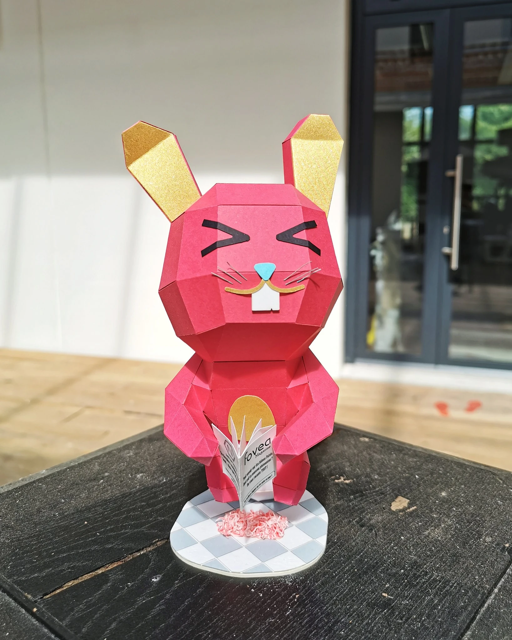 Bunny (Bidou Patate) Papercraft, Lowpoly Papercraft, Fovea - Papercraft - Nonitt