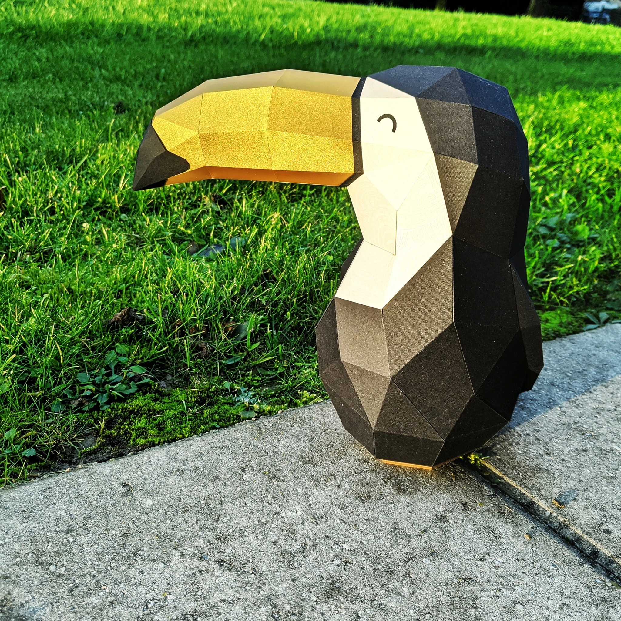 Toutican (Toucan) Papercraft, Lowpoly Papercraft, Fovea - Papercraft - Nonitt