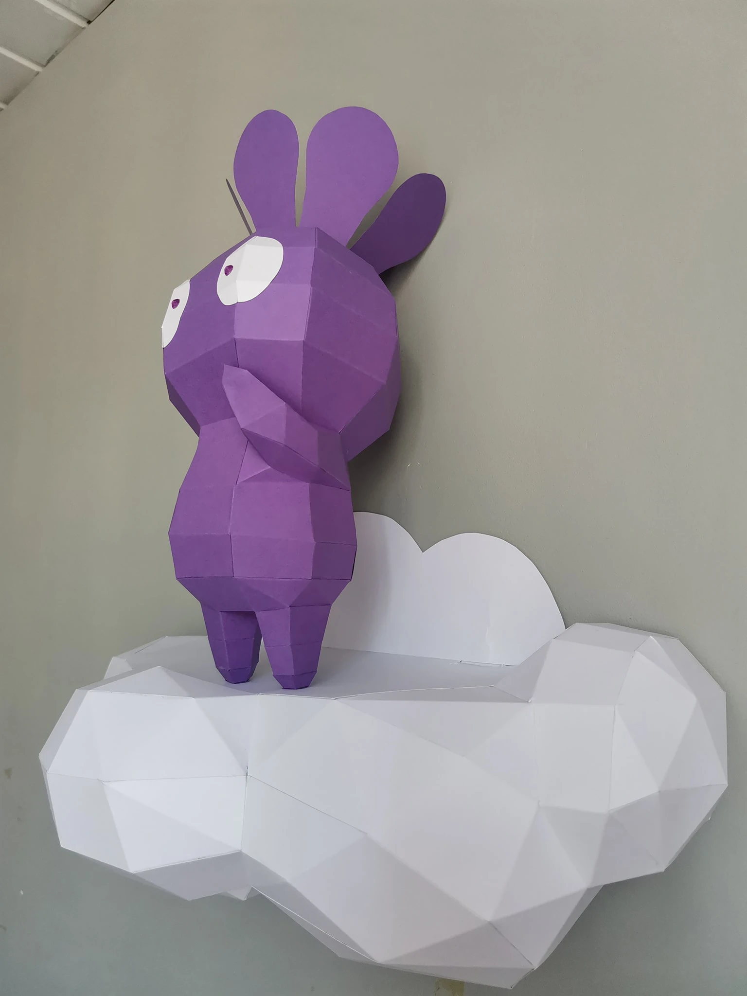 Bidoufleur Curieuse Papercraft, Lowpoly Papercraft, Fovea - Papercraft - Nonitt