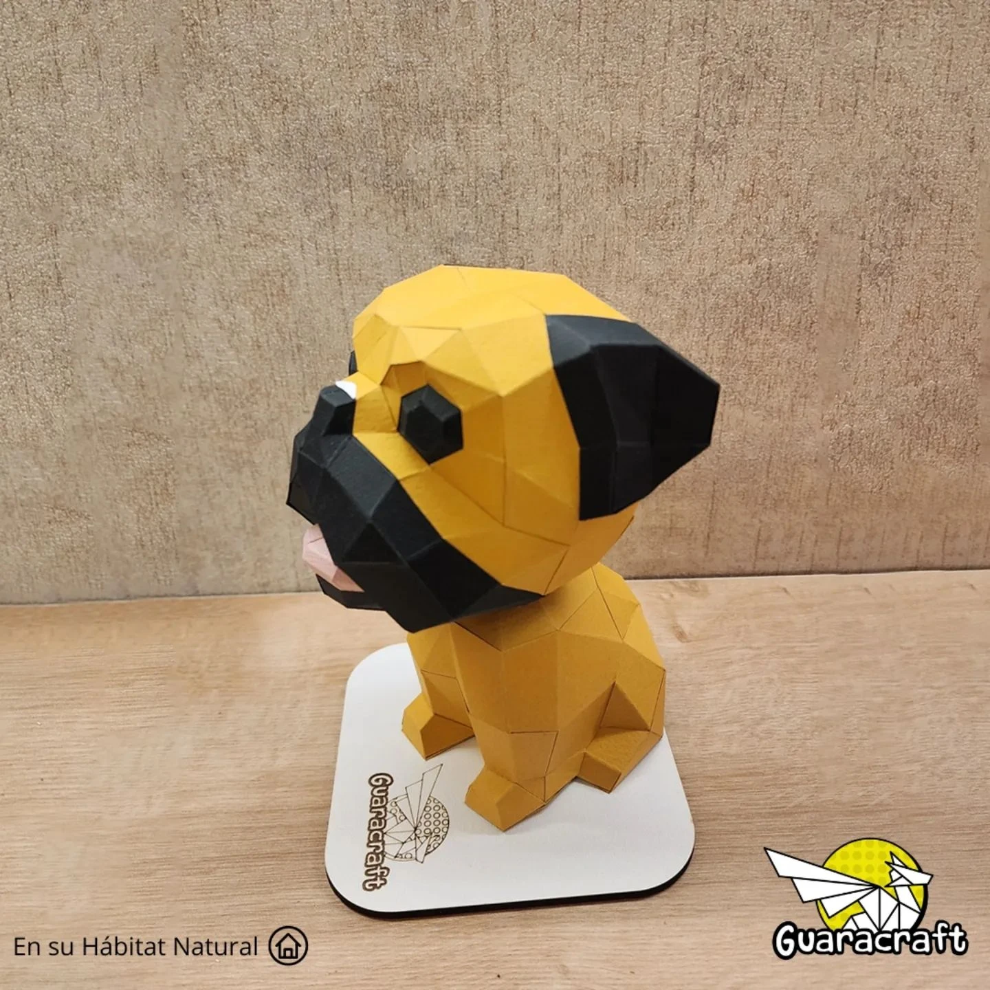 Wobble Molosse Papercraft, Lowpoly Papercraft, Fovea - Papercraft - Nonitt