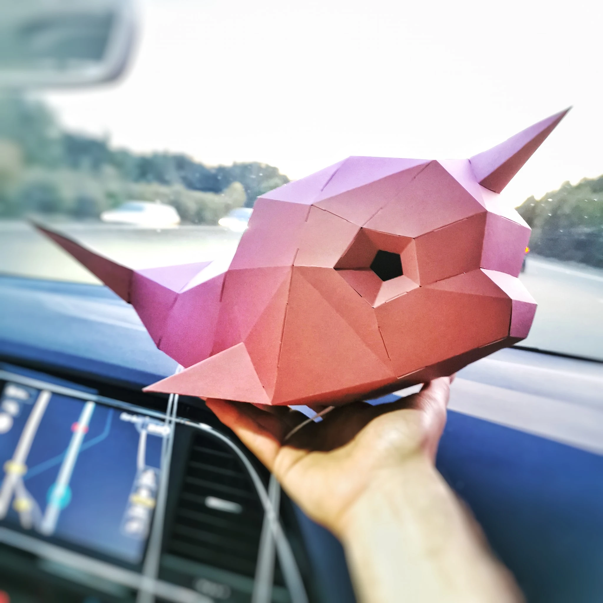 Narvalo (Narwhal / Unicorn Whale) Papercraft, Lowpoly Papercraft, Fovea - Papercraft - Nonitt