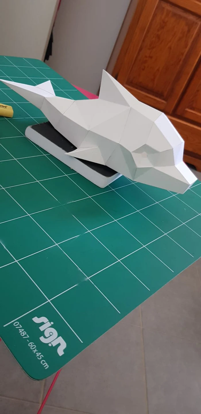 Narvalo (Narwhal / Unicorn Whale) Papercraft, Lowpoly Papercraft, Fovea - Papercraft - Nonitt