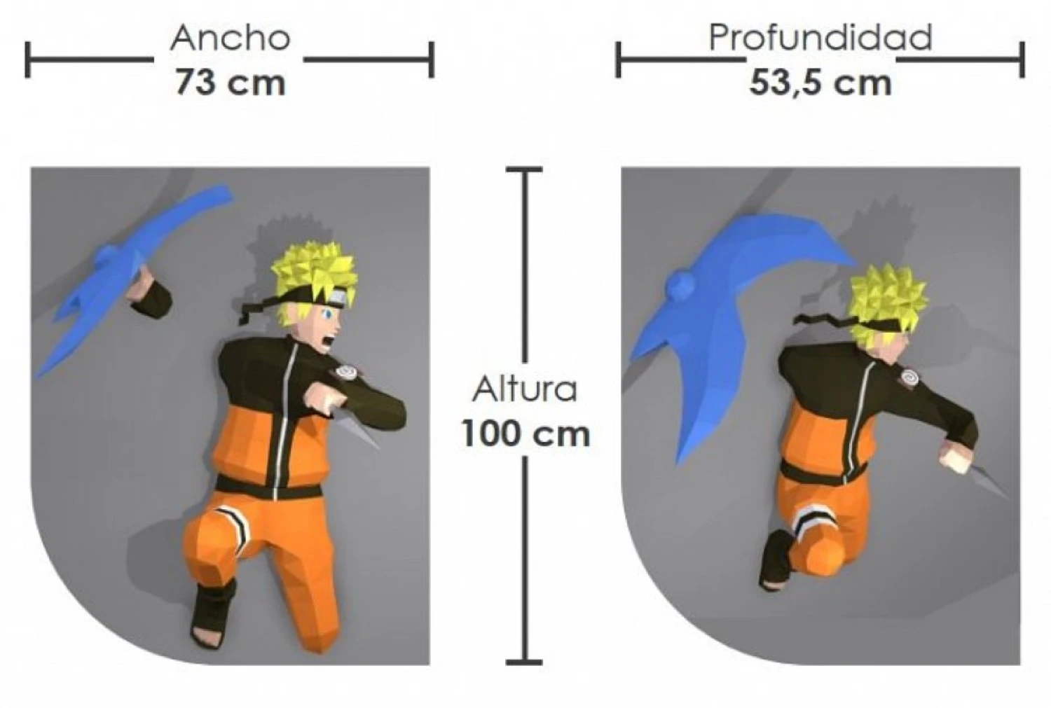 Naruto PDF Papercraft Templates, Paper Art and Craft for Home Decor, DIY, 3DIER