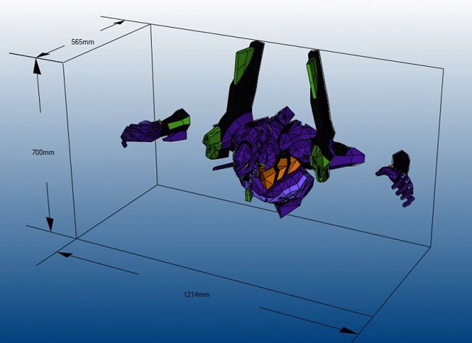 DIY Papercraft Evangelion Unit-01, 3D Room Decor, Low Poly, 3D Papercraft PDF. Template For Creating 3D Evangelion, 3D Evangelion, Gift, Origami, Papercraft, Lowpoly Papercraft, MiguelART